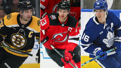 Selke roundtable Bergeron Hischier Marner