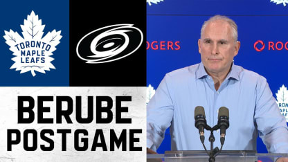 Craig Berube | Post Game vs Carolina Hurricane