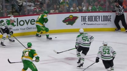 DAL@MIN: Johansson scores goal against Jake Oettinger