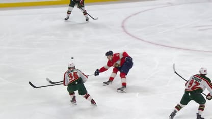 FLA@MIN: Eriksson Ek scores PPG against Sergei Bobrovsky