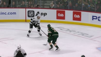 LAK@MIN: Byfield scores PPG against Jesper Wallstedt