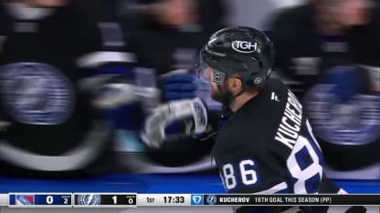 Kucherov kicks off scoring with a PPG