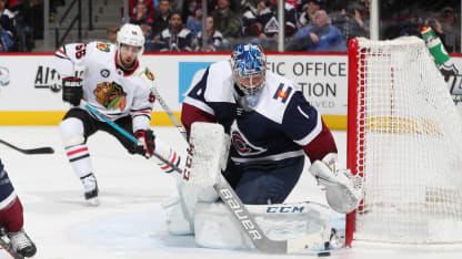 Semyon Varlamov Chicago Blackhawks third jersey 2018 December 29