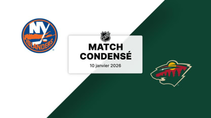 Match condensé : NYI @ MIN 10/01/2026