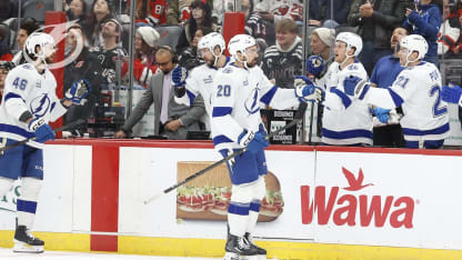 TBL at NJD | Paul lights the lamp first