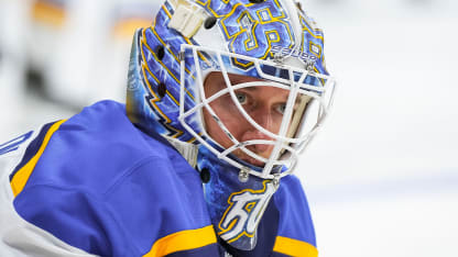 Binnington climbs to second in Blues goalie wins