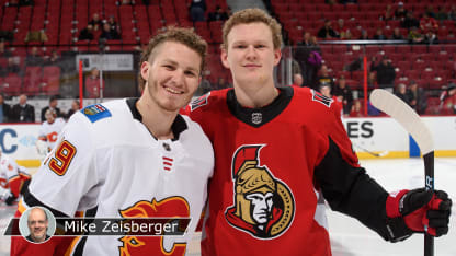 Tkachuk brothers Zesiberger badge