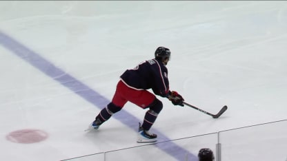 ANA@CBJ: Werenski scores goal against Ville Husso