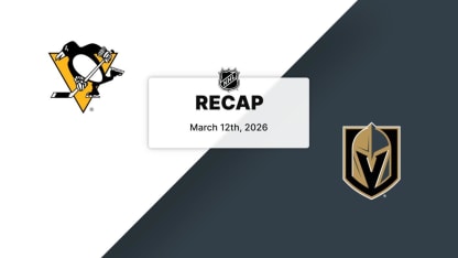 Recap: Penguins at Golden Knights 3.12.26