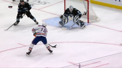 EDM@UTA: McDavid scores goal against Karel Vejmelka