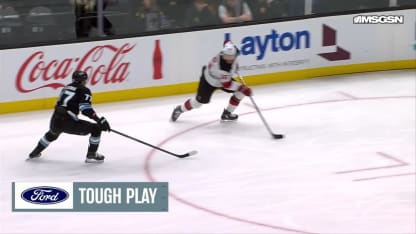 NJD@UTA: Brown scores goal against Karel Vejmelka