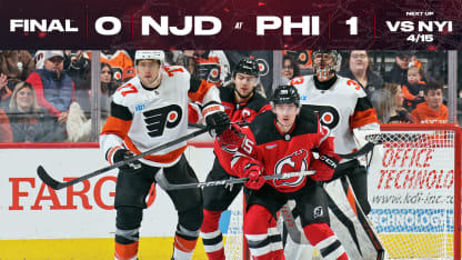 DEVILS AT FLYERS 4/13/24 GAME STORY