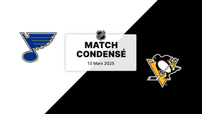 Match condensé : STL @ PIT 13/03/2025