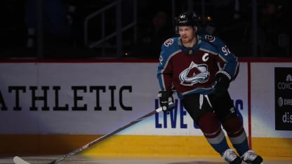 Gabriel Landeskog pregame player introductions Anaheim Ducks 2019 October 26