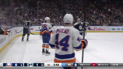 NYI@CBJ: Shabanov scores goal against Jet Greaves