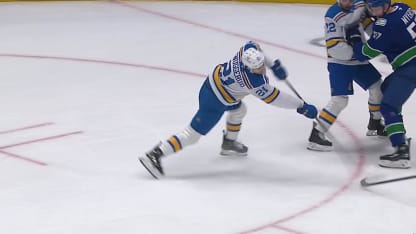 STL@VAN: Snuggerud starts off scoring