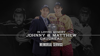 Johnny and Matthew Gaudreau Memorial Service