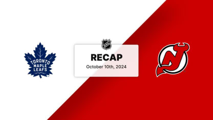 Leafs at Devils 10.10.24