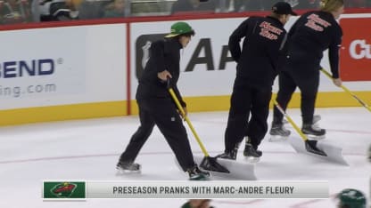 Fleury pulls a preseason prank