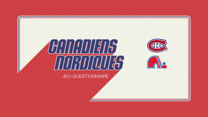 Jeu-questionnaire de la rivalité Canadiens-Nordiques