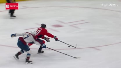 COL@WSH: Georgiev with a great save against Pierre-Luc Dubois