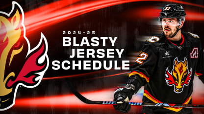 Flames Release Blasty Jersey Schedule