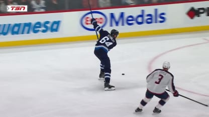 CBJ@WPG: Stanley scores goal against Elvis Merzlikins