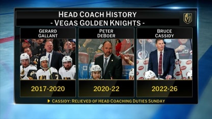 NHL Tonight: Vegas fires head coach Bruce Cassidy