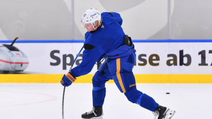 Rasmus Dahlin #26 of the Buffalo Sabres  BUFPractice_9.25.24_24GlobalChallenge40