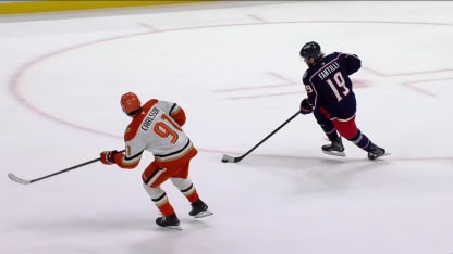 ANA@CBJ: Fantilli scores goal against Ville Husso