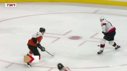 OTT@PHI: Stutzle marque un but contre Samuel Ersson