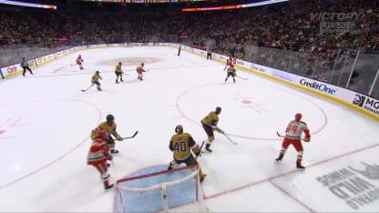 ANA@VGK: Vatrano scores goal against Akira Schmid