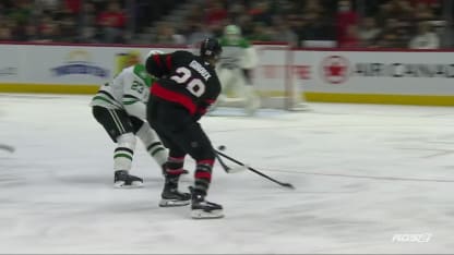 Tim Stutzle with a Goal vs. les Stars de Dallas