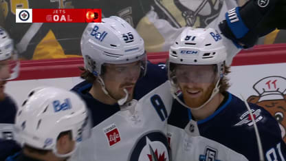 WPG@PIT: Scheifele scores goal against Arturs Silovs