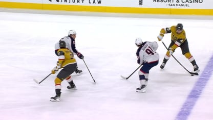 CBJ@VGK: Eichel scores goal against Jet Greaves