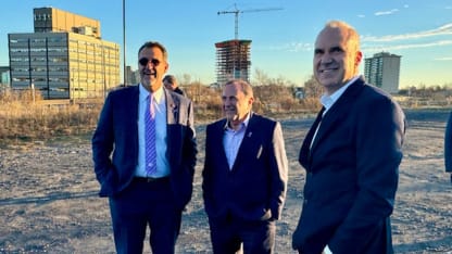 Commissioner Bettman with Michael Andlauer and Tobi Nussbaum