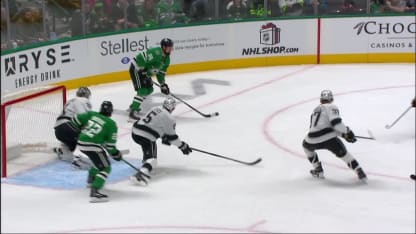 LAK@DAL: Forsberg with a great save against Mavrik Bourque