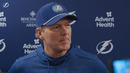 Jon Cooper | Pregame vs Pittsburgh Penguins