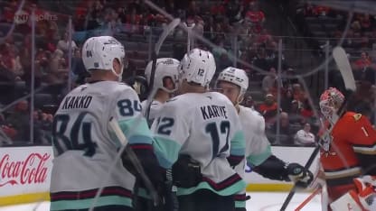 SEA@ANA: Wright scores goal against Lukas Dostal