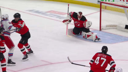 NYR@NJD: Cuylle scores goal against Jacob Markstrom