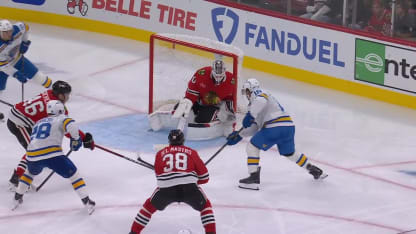 STL@CHI: Stenberg scores PPG to make it 4-0