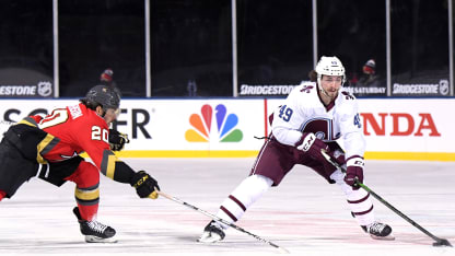 Samuel Girard Lake Tahoe Outdoor Game Vegas Golden Knights 2021 February 20