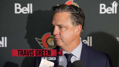 Travis Green dispo média après le match contre VGK