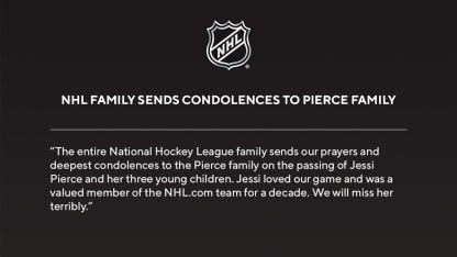 NHL Statement on Jessi Pierce