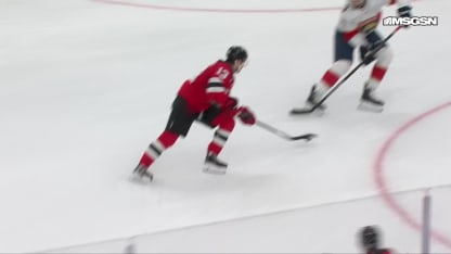 FLA@NJD: Hischier scores goal against Daniil Tarasov