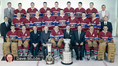 1960 Canadiens Team Photo Stubbsbadge