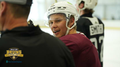 Lysell Back on the Ice at Development Camp