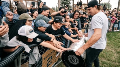 Zach Whitecloud takes Stanley Cup to Sioux Valley Dakota Nation