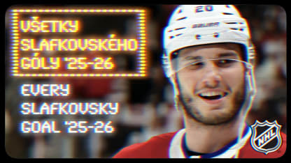 Všetkých 36 gólov Juraja Slafkovského v sezóne 2025-26!