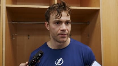 Brayden Point | Postgame at New Jersey Devils